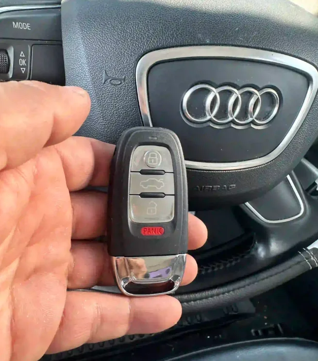 Audi key replacement and Advanced Key programming for A4 Q5 by Triton Locksmith
