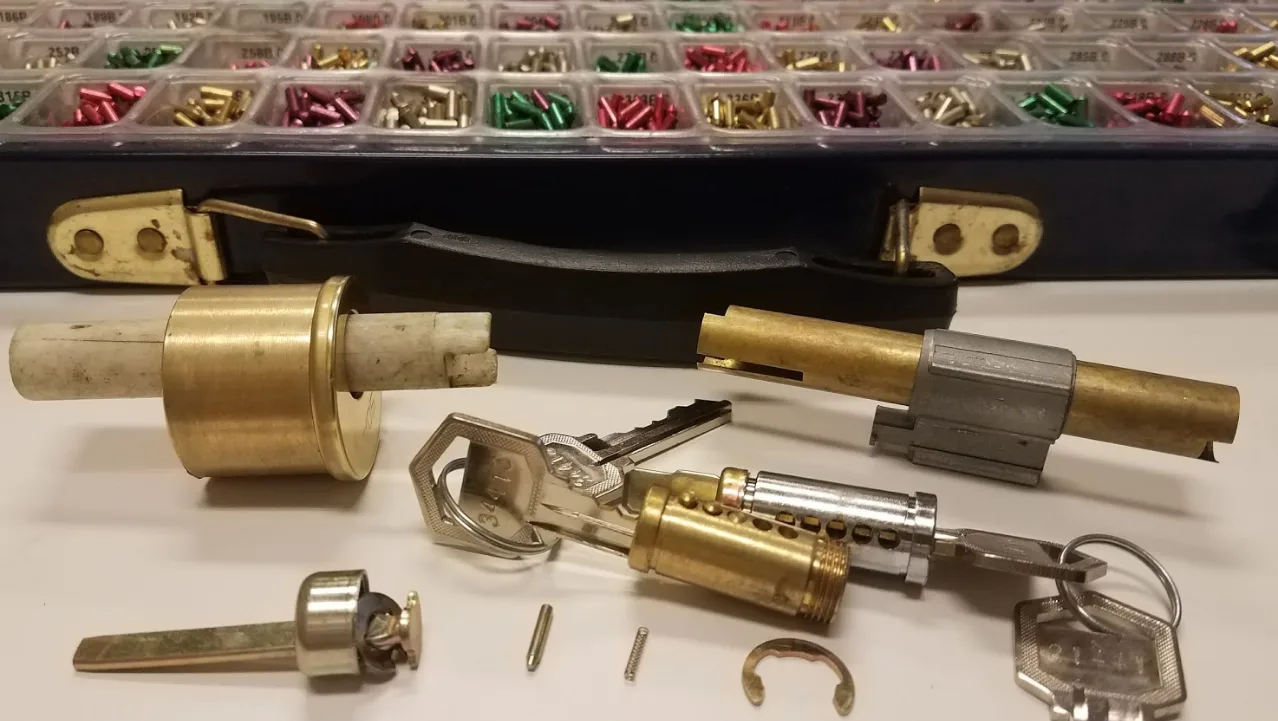 Commercial lock rekeying service for office building by Triton Locksmith South Florida