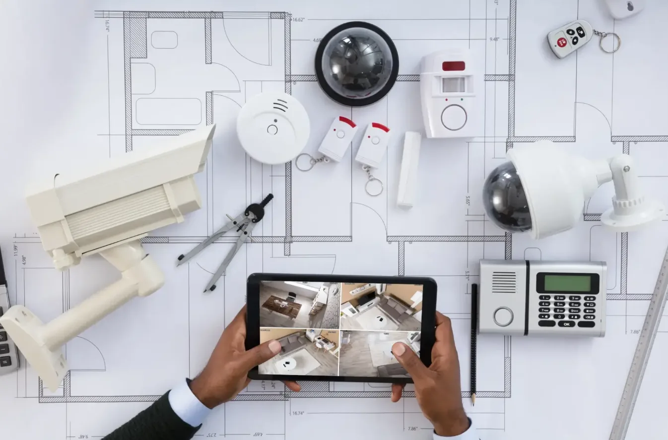 Unified security dashboard showing access control and camera integration installed by Triton Locksmith